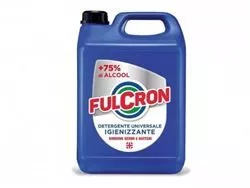 Detergente Igienizzante +75% Alcool Fulcron 5 litri